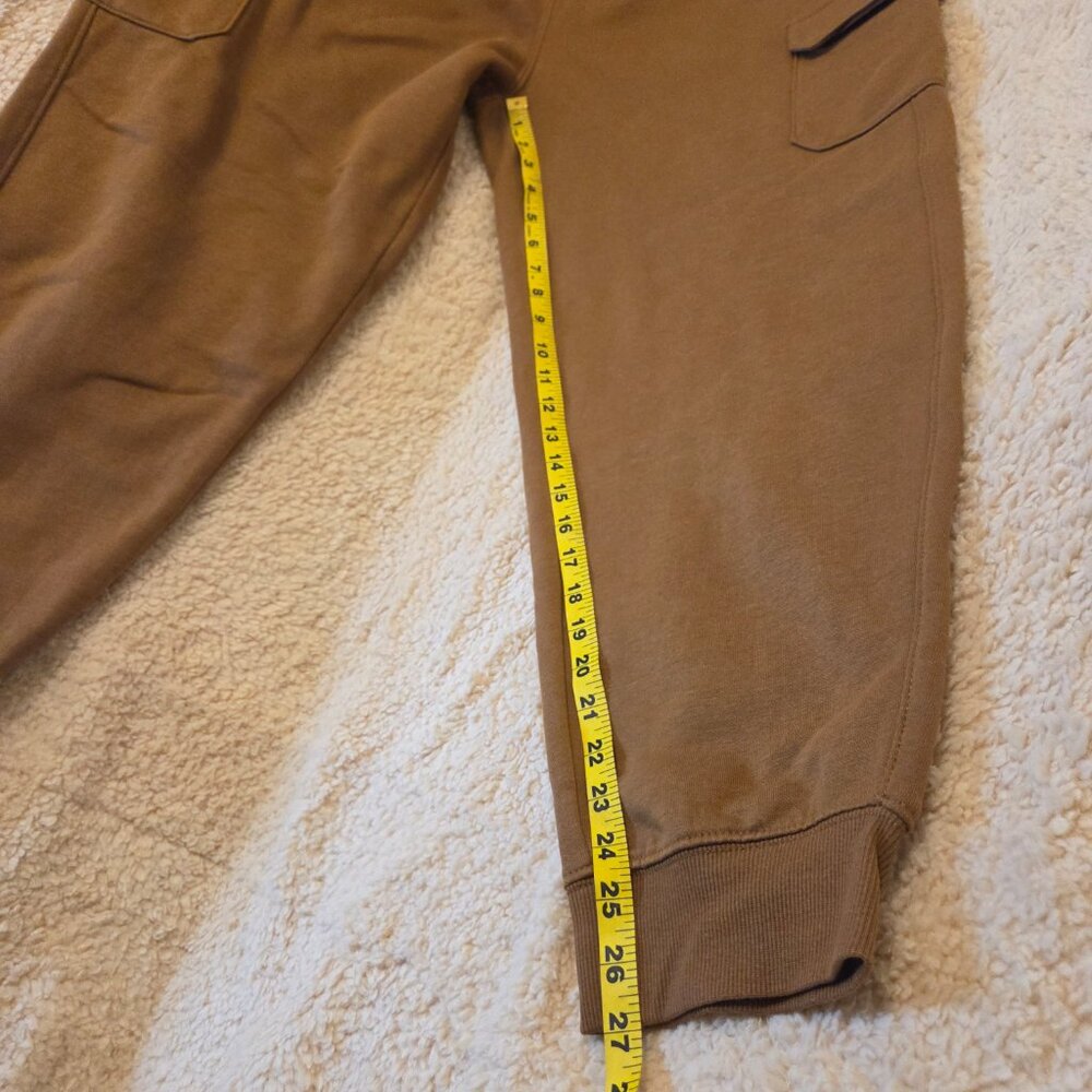 Old Navy Men’s Cargo Jogger Sweatpants Bourbon Tan Brown - XL - Picture 13 of 14